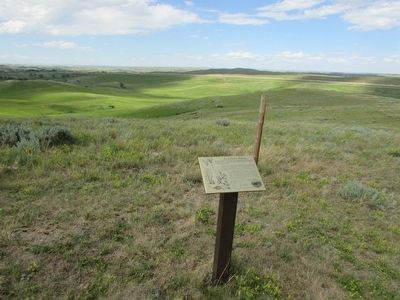 Marker on the Fetterman Battlefield. Click for full size. Marker on the Fetterman Battlefield image. Click for full size.