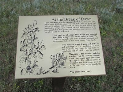 At the Break of Dawn . . . Marker. Click for full size. At the Break of Dawn . . . Marker image. Click for full size.