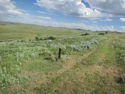 Marker on the Fetterman Battlefield. Click for full size. Marker on the Fetterman Battlefield image. Click for full size.