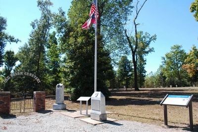 Battle of Salem Cemetery Marker image. Click for full size.