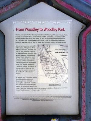 From Woodley to Woodley Park Marker image. Click for full size.