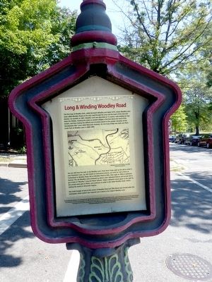 Long & Winding Woodley Road Marker image. Click for full size.