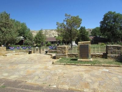 Marker in Medora image. Click for full size.