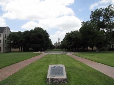 Southwestern University Texas Historical Marker and surroundings image. Click for full size.
