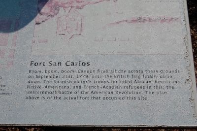 Fort San Carlos Marker image. Click for full size.