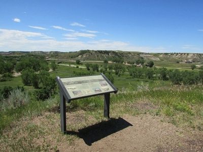 Historic Medora Marker. Click for full size. Historic Medora Marker image. Click for full size.