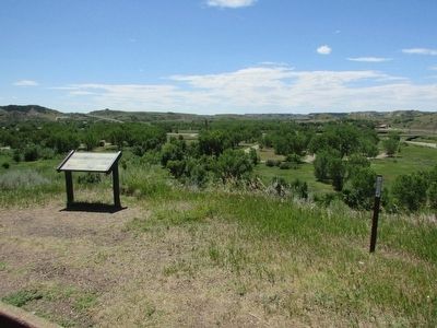 Marker in Theodore Roosevelt Nat'l Park. Click for full size. Marker in Theodore Roosevelt Nat'l Park image. Click for full size.