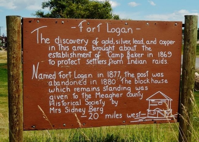 Fort Logan Marker image. Click for full size.