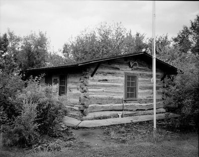<i>SOUTHWEST PERSPECTIVE. - Theodore Roosevelt Maltese Cross-Ranch Cabin, Roosevelt State Park</i> image. Click for full size.