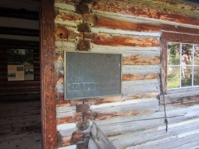 The Maud Noble Cabin Marker image. Click for full size.