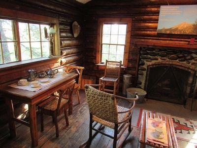 Inside the Maud Noble Cabin. Click for full size. Inside the Maud Noble Cabin image. Click for full size.