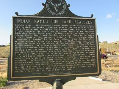 Indian Names for Land Features Marker image. Click for full size.