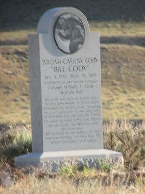 William Garlow Cody Marker. Click for full size. William Garlow Cody Marker image. Click for full size.