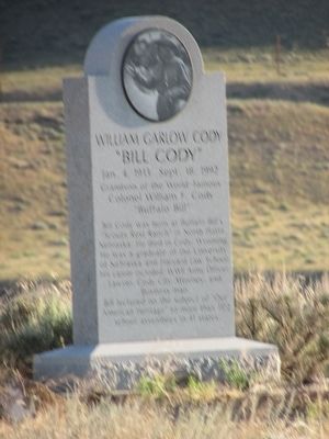 William Garlow Cody Marker image. Click for full size.
