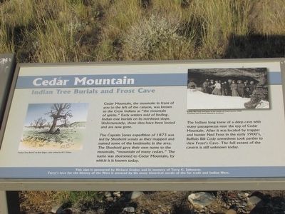 Cedar Mountain Marker. Click for full size. Cedar Mountain Marker image. Click for full size.