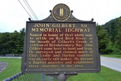 John Gilbert, Sr. Memorial Highway Marker image. Click for full size.