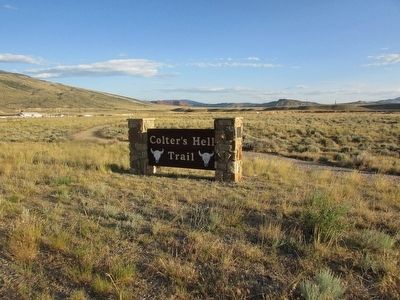 Colters Hell Trail. Click for full size. Colters Hell Trail image. Click for full size.
