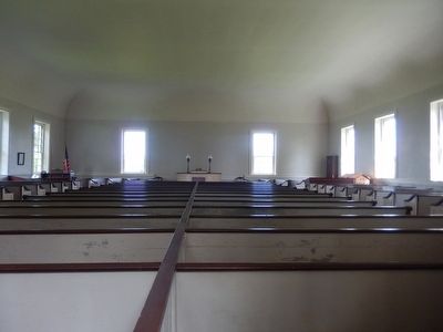 Warrior Run Church Interior image. Click for full size.