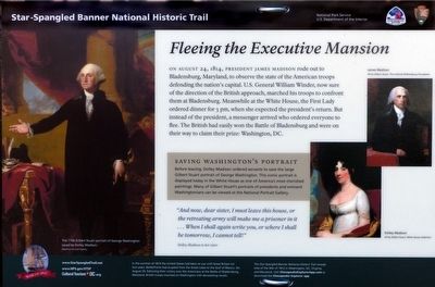 Fleeing the Executive Mansion Marker. Click for full size. Fleeing the Executive Mansion Marker image. Click for full size.