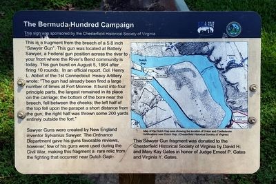 The Bermuda Hundred Campaign Marker image. Click for full size.