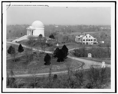 Illinois [State] Memorial and Shirley House, Vicksburg, Miss. (1910) image. Click for full size.