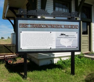 Transcontinental Railroad Marker image. Click for full size.
