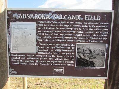 Absaroka Volcanic Field Marker image. Click for full size.