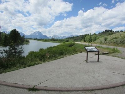 Marker in Grand Teton National Park. Click for full size. Marker in Grand Teton National Park image. Click for full size.