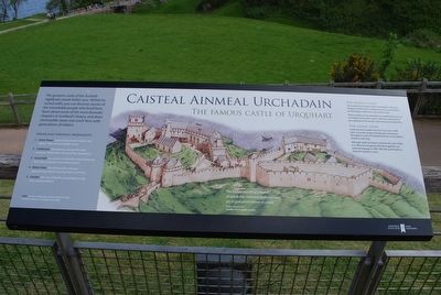 Caisteal Ainmeal Urchadain Marker. Click for full size. Caisteal Ainmeal Urchadain Marker image. Click for full size.