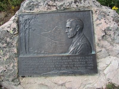 Stephen Tyng Mather Marker image. Click for full size.