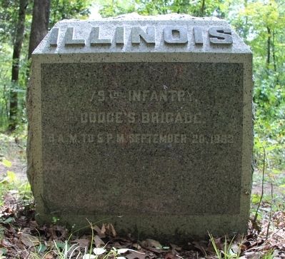 79th Illinois Infantry Marker image. Click for full size.