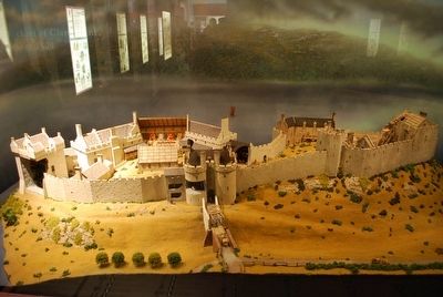 Urquhart Castle Model image. Click for full size.