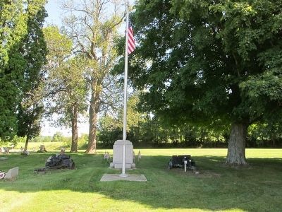 Zanesfield Veterans Memorial Marker. Click for full size. Zanesfield Veterans Memorial Marker image. Click for full size.