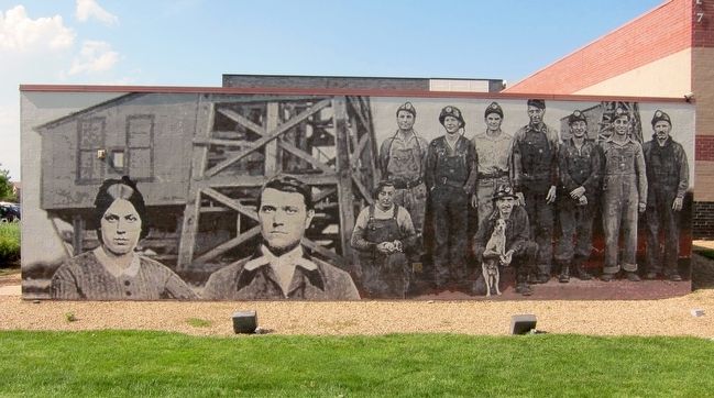 Mary Miller Historical Mural image. Click for full size.