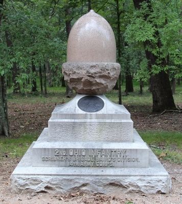 2nd Ohio Infantry Marker image. Click for full size.