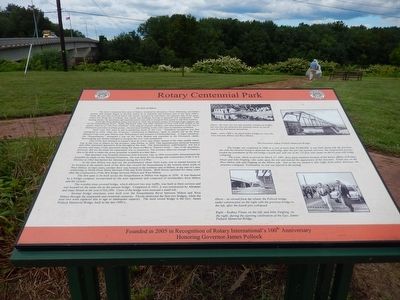 Rotary Centennial Park Marker. Click for full size. Rotary Centennial Park Marker image. Click for full size.