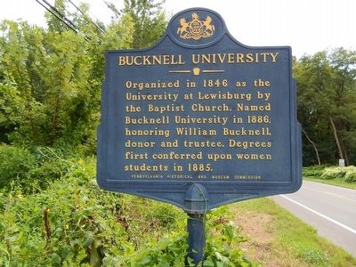 Bucknell University Marker. Click for full size. Bucknell University Marker image. Click for full size.