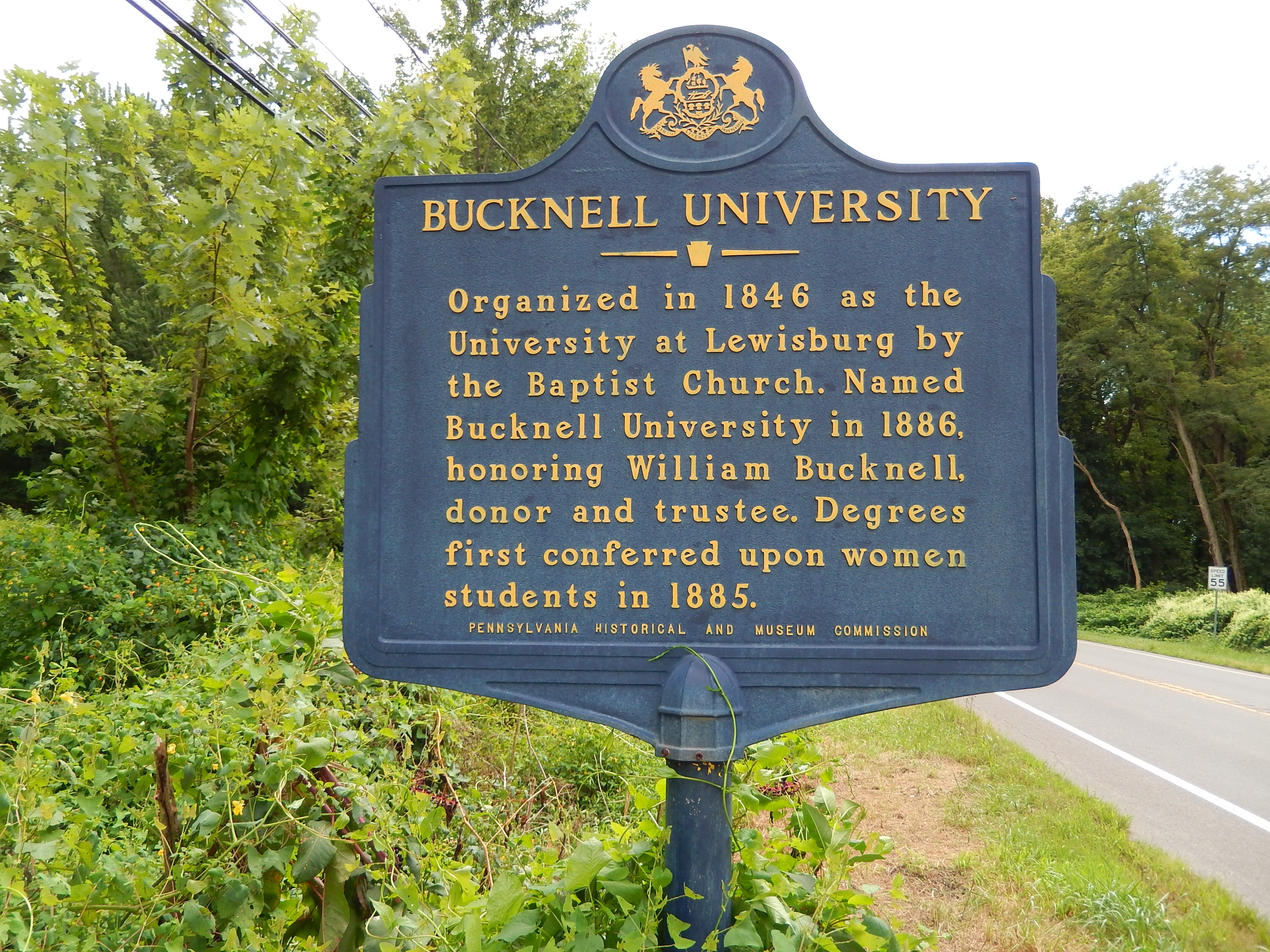 Bucknell University Marker