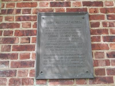 Joseph Priestley House Marker image. Click for full size.