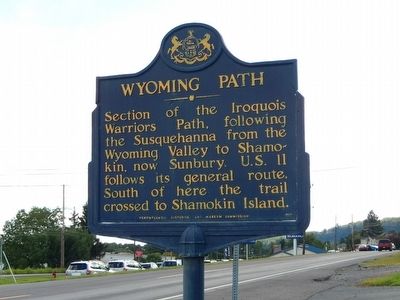 Wyoming Path Marker. Click for full size. Wyoming Path Marker image. Click for full size.