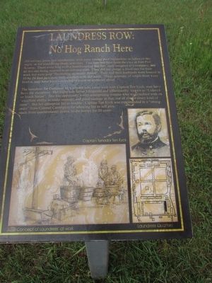 Laundress Row: Marker. Click for full size. Laundress Row: Marker image. Click for full size.