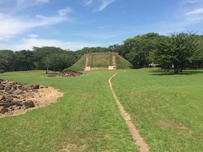 Cihuatan's main pyramid. Click for full size. Cihuatan's main pyramid image. Click for full size.