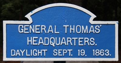 14th Corps Headquarters Marker image. Click for full size.