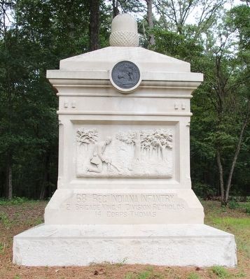 68th Indiana Infantry Marker image. Click for full size.