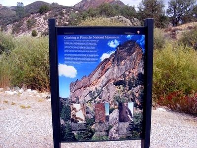 Climbing at Pinnacles National Monument Marker image. Click for full size.
