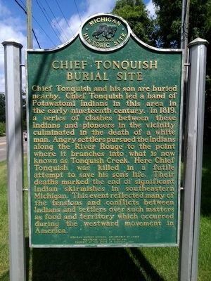 Chief Tonquish Burial Site Marker image. Click for full size.