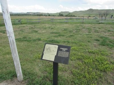 Cemetery Site Marker. Click for full size. Cemetery Site Marker image. Click for full size.