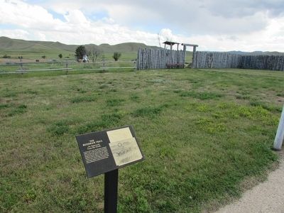 The Bozeman Trail Marker. Click for full size. The Bozeman Trail Marker image. Click for full size.