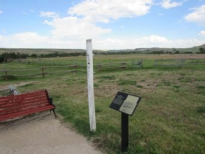 The Bozeman Trail Marker. Click for full size. The Bozeman Trail Marker image. Click for full size.