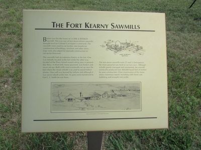 The Fort Kearny Sawmills Marker. Click for full size. The Fort Kearny Sawmills Marker image. Click for full size.